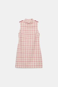 SHORT TEXTURED DRESS