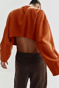 CROPPED TIE TOP
