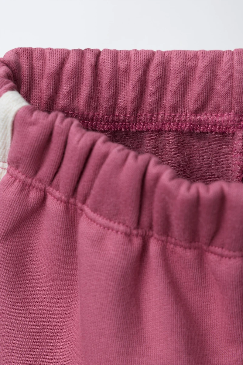 PANTALON JOGGER BANDE LATÉRALE NŒUD