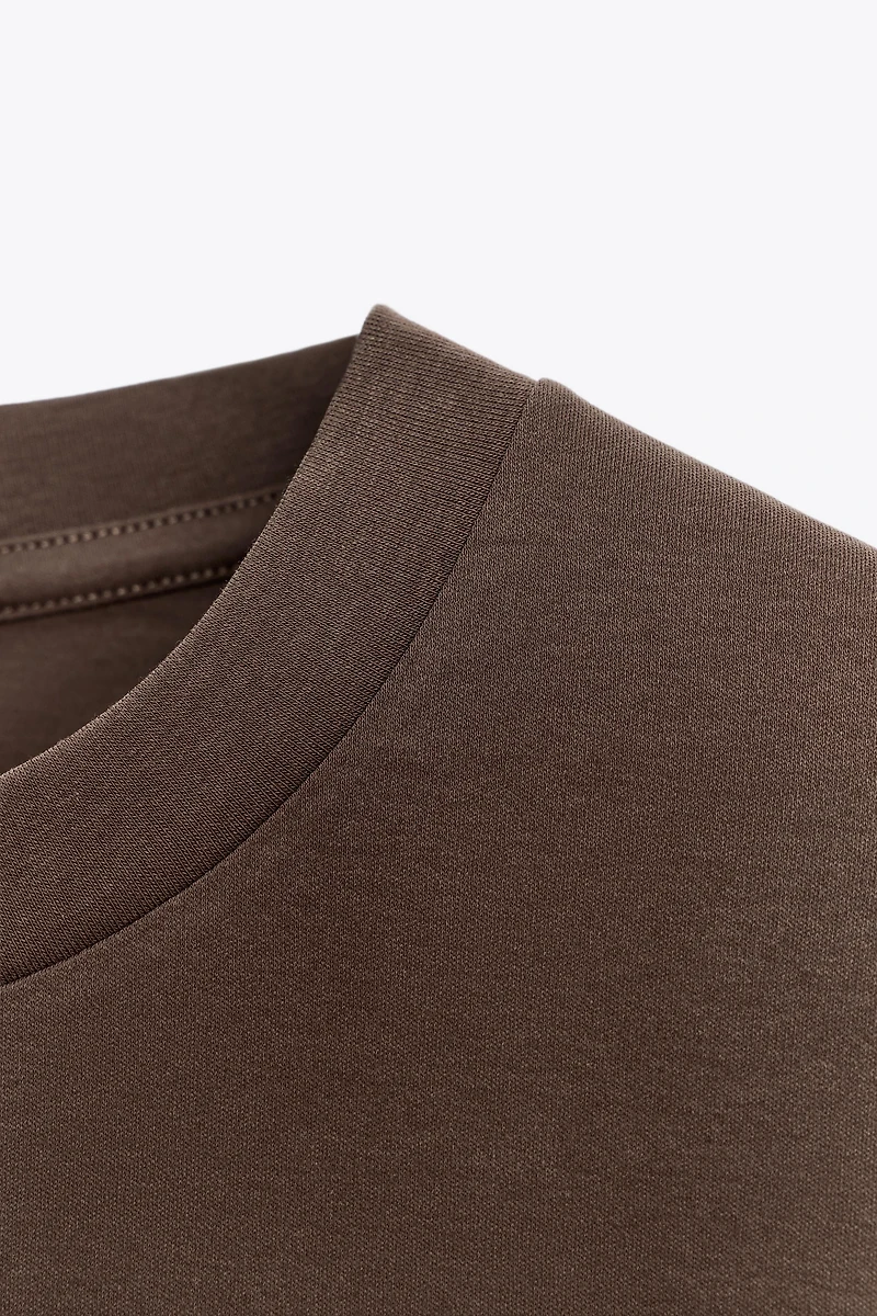 MERCERIZED COTTON T-SHIRT