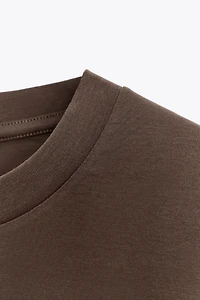 MERCERIZED COTTON T-SHIRT