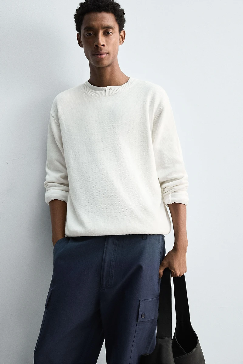PULL EN COTON ET CHANVRE