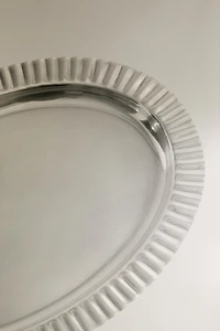 WAVY METAL BATH TRAY