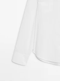 Chemisier 100 % coton couture apparente