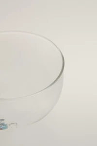 FISH AND BUBBLE BOROSILICATE GLASS BOWL