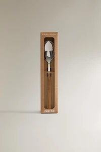 PACK OF SPOONS WITH WOOD-EFFECT HANDLES (PACK OF 4)