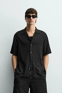 GEOMETRIC JACQUARD SHIRT