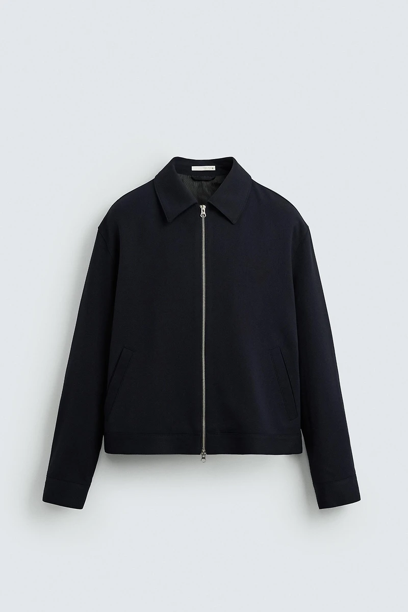 ZIP-UP OVERSHIRT