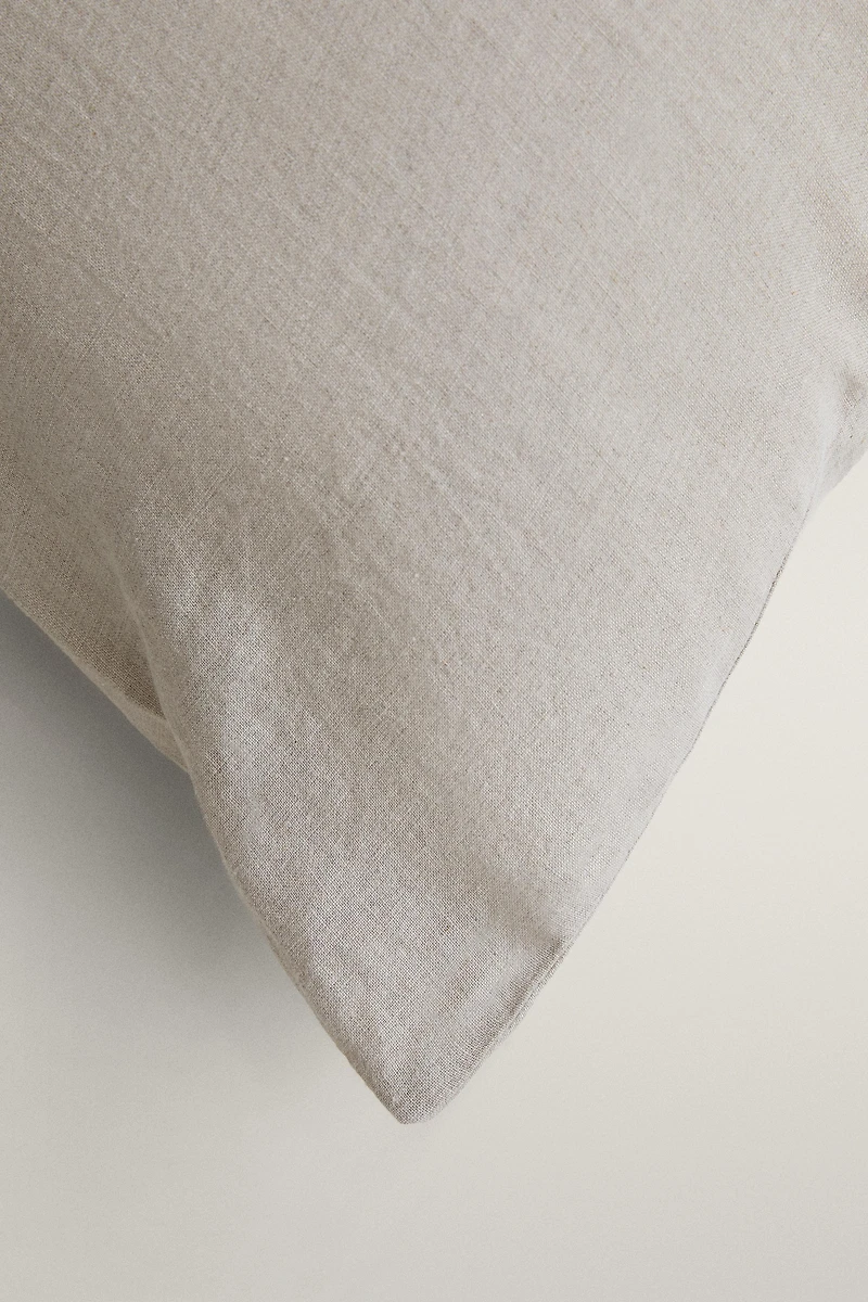 XXL LINEN THROW PILLOW COVER