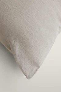 XXL LINEN THROW PILLOW COVER