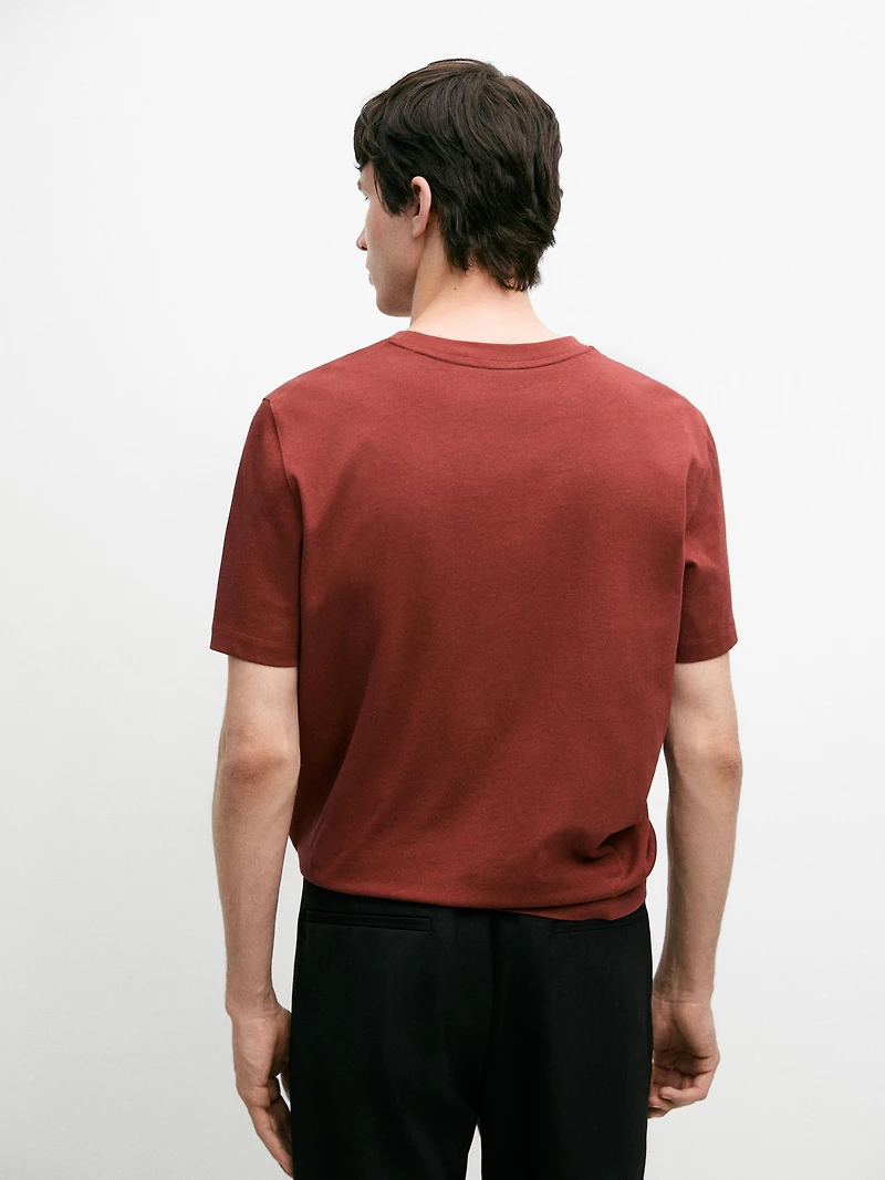 T-shirt manches courtes coton mélangé