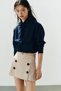 BUTTONED SKORT
