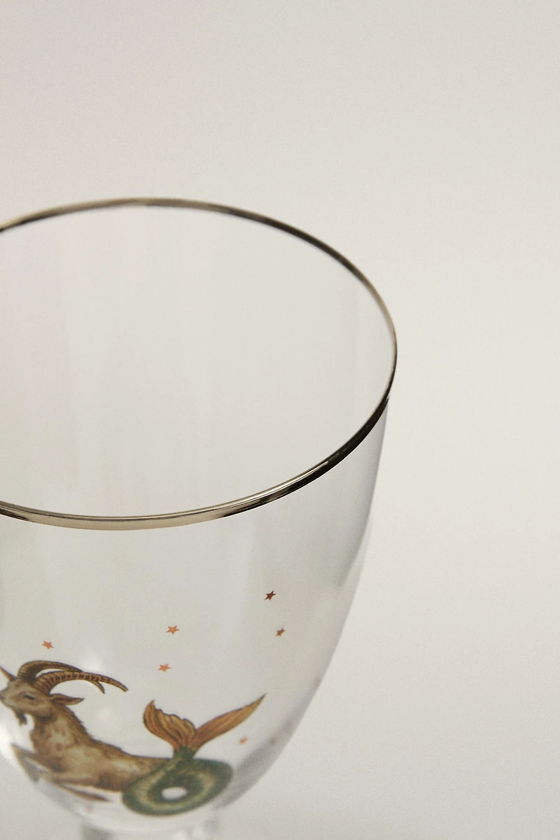 CAPRICORN ZODIAC GLASS | MARISA BERENSON