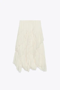 ZW COLLECTION COTTON GAUZE SKIRT