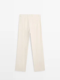 Trousers with double darts - LIMITED