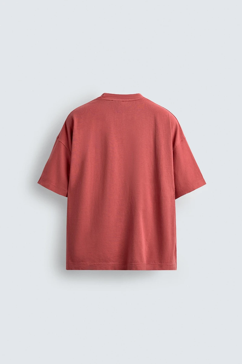 LIGHTWEIGHT WASHED BOXY FIT T-SHIRT