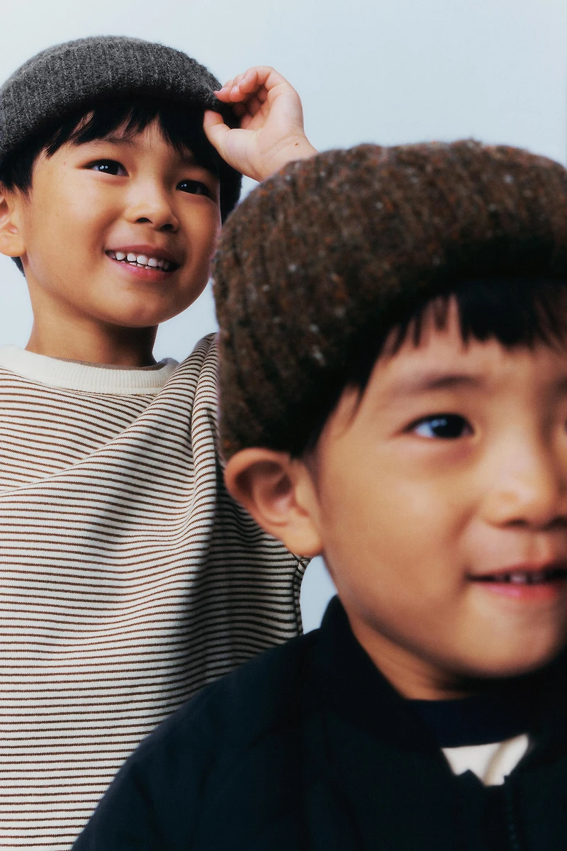 AGES 3-14 / WOOL BLEND KNIT HAT