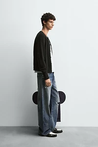 MICKEY MOUSE PATCH CARDIGAN HARRY LAMBERT FOR ZARA X DISNEY