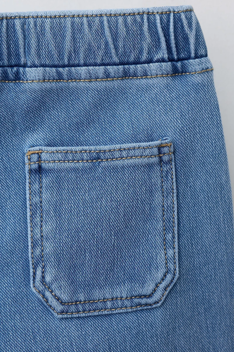 LEGGING FLARE EFFET DENIM