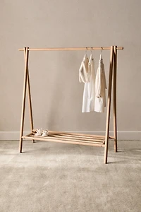 WOODEN CLOTHES RACK