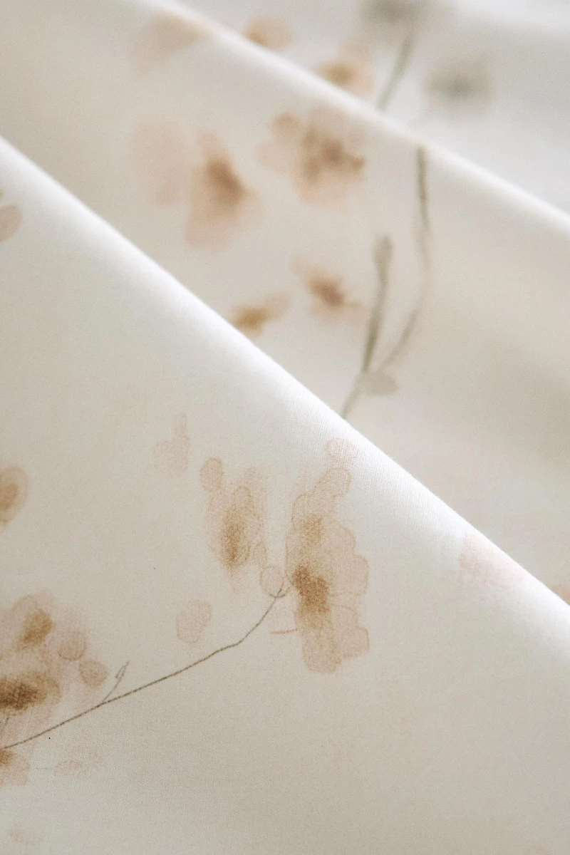 DRAP DE DESSUS IMPRIMÉ FLEUR