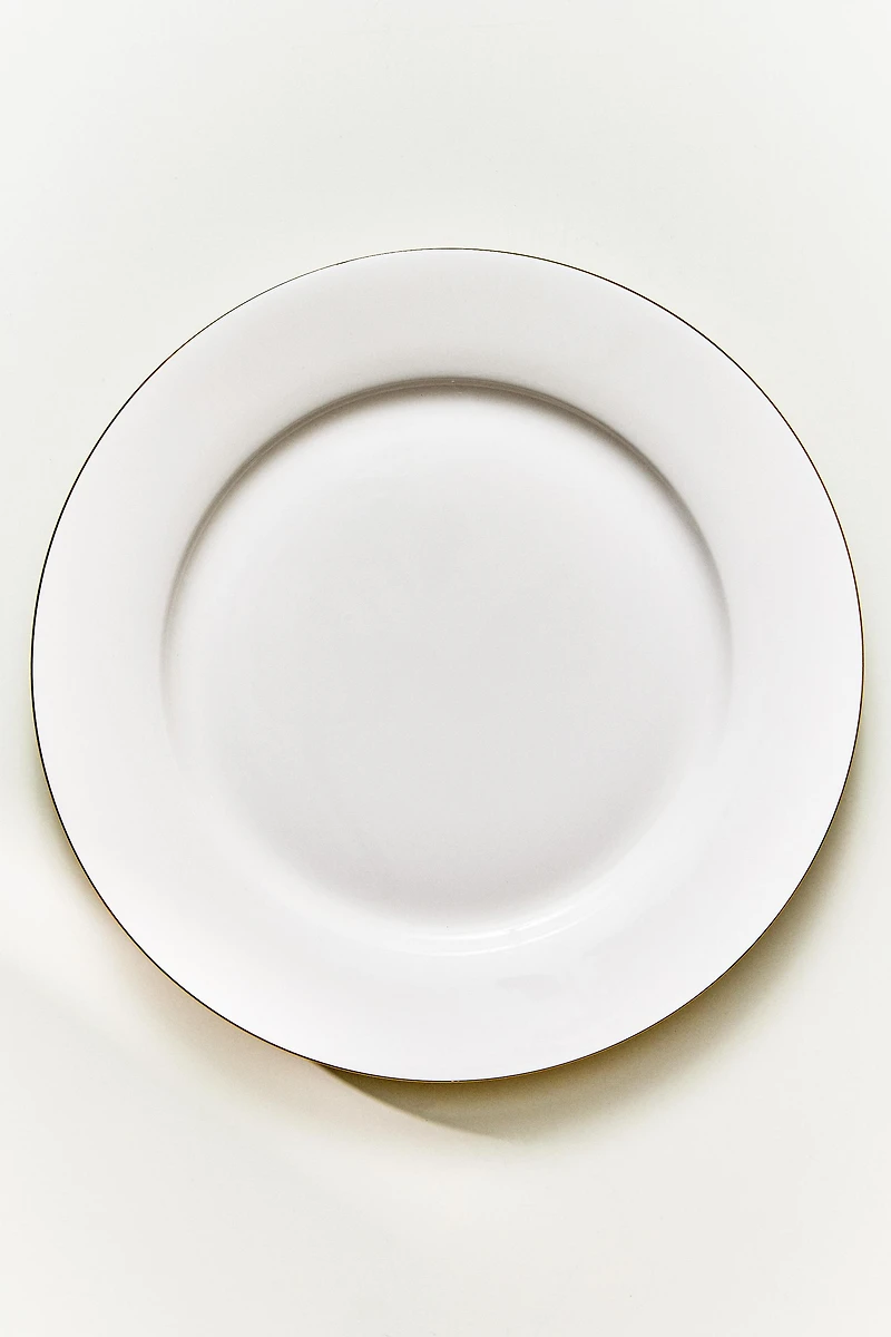 ASSIETTE PLATE PORCELAINE BONE CHINA BORD