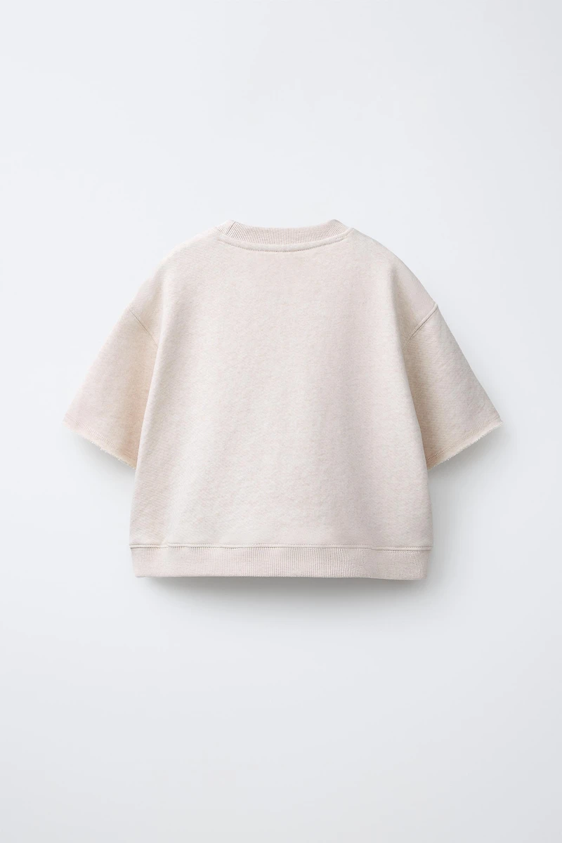 FLEECE JOGGING T-SHIRT