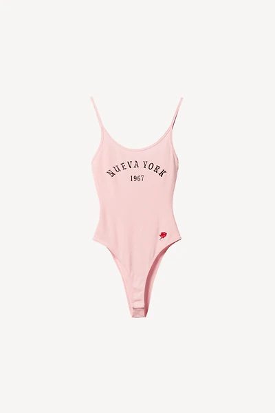 WILLY CHAVARRIA X ZARA FRONT TEXT BODYSUIT