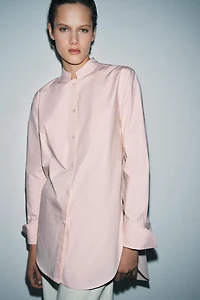 CHEMISE ASYMÉTRIQUE POPELINE ZW COLLECTION