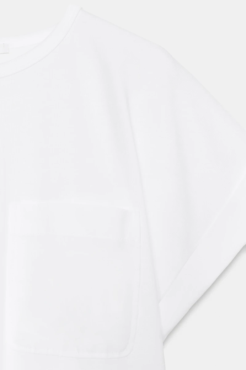 POPLIN POCKET T-SHIRT