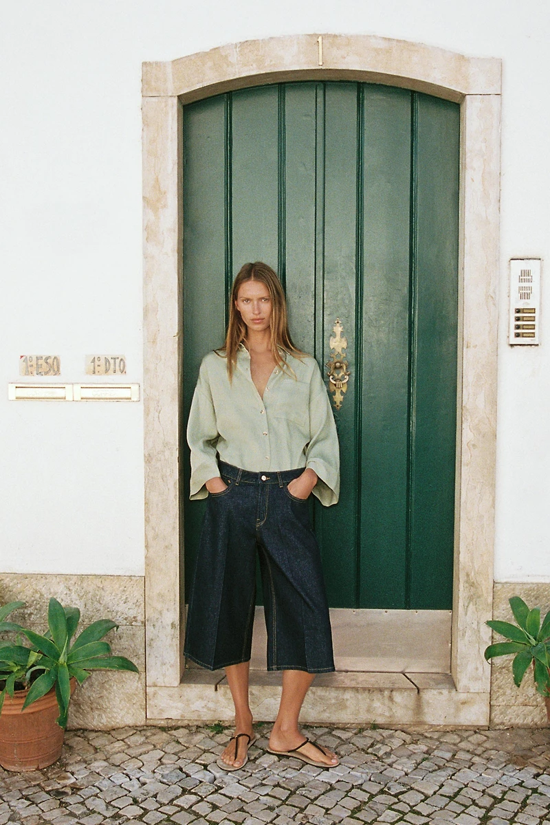 CHEMISE OVERSIZE MANCHES AMPLES