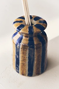 STRIPED CERAMIC REED DIFFUSER TRIM