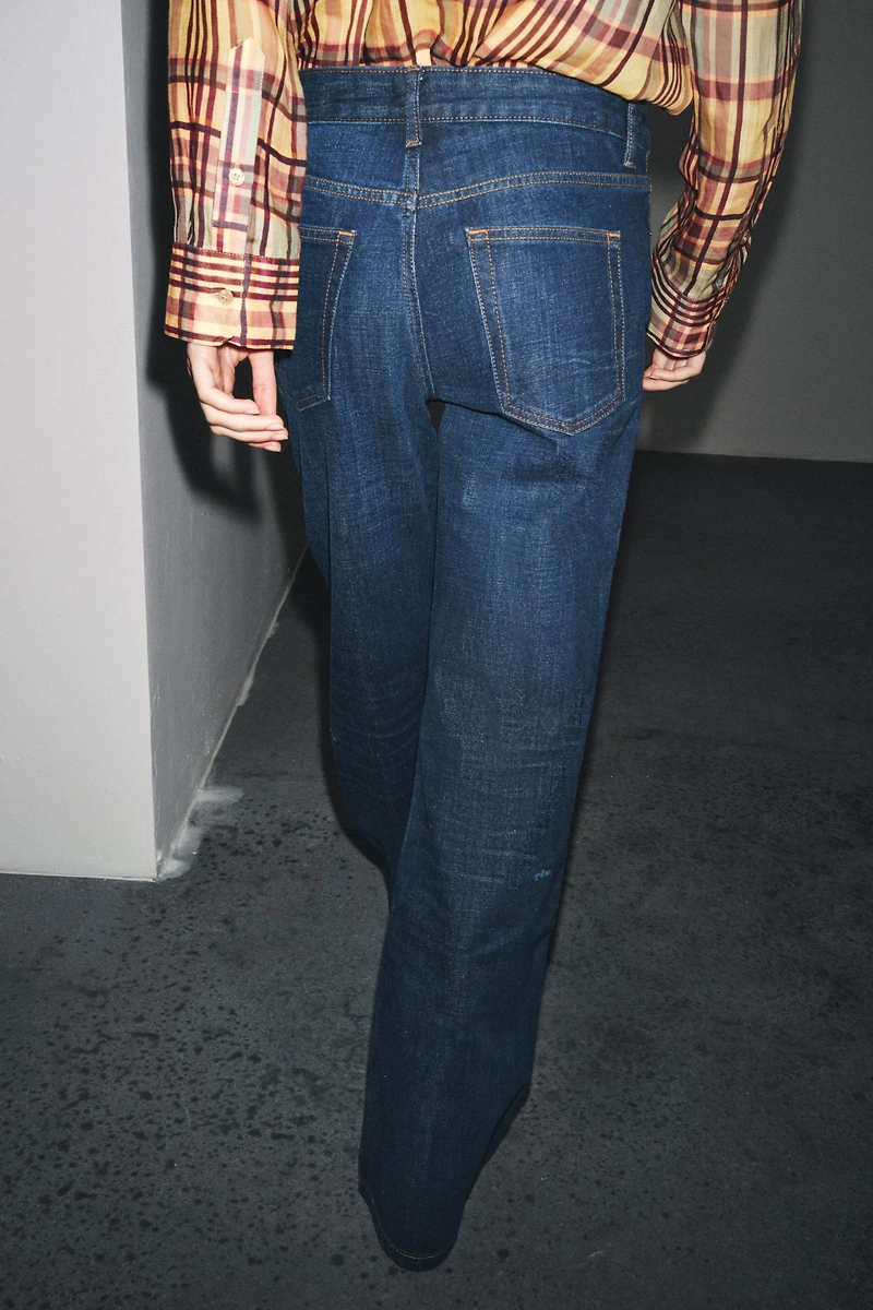 ZW COLLECTION LOW-RISE BOOTCUT JEANS