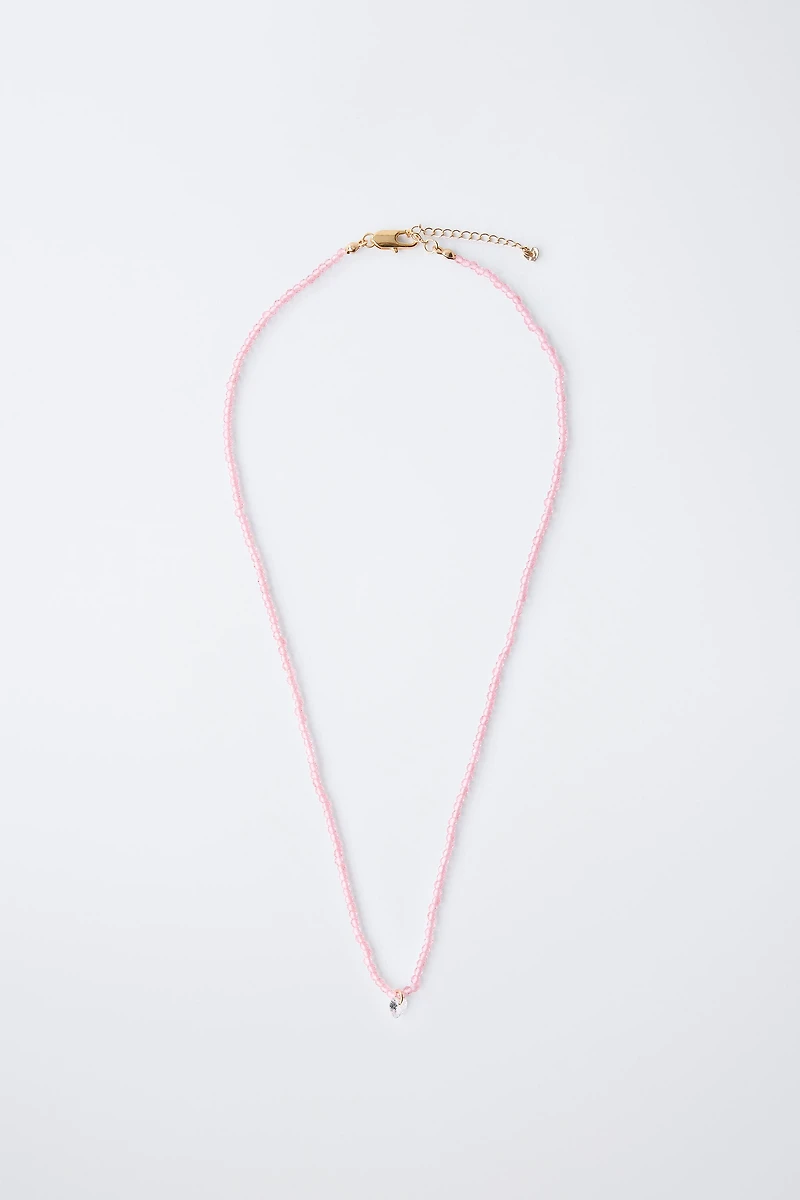HEART CUBIC ZIRCONIA NECKLACE