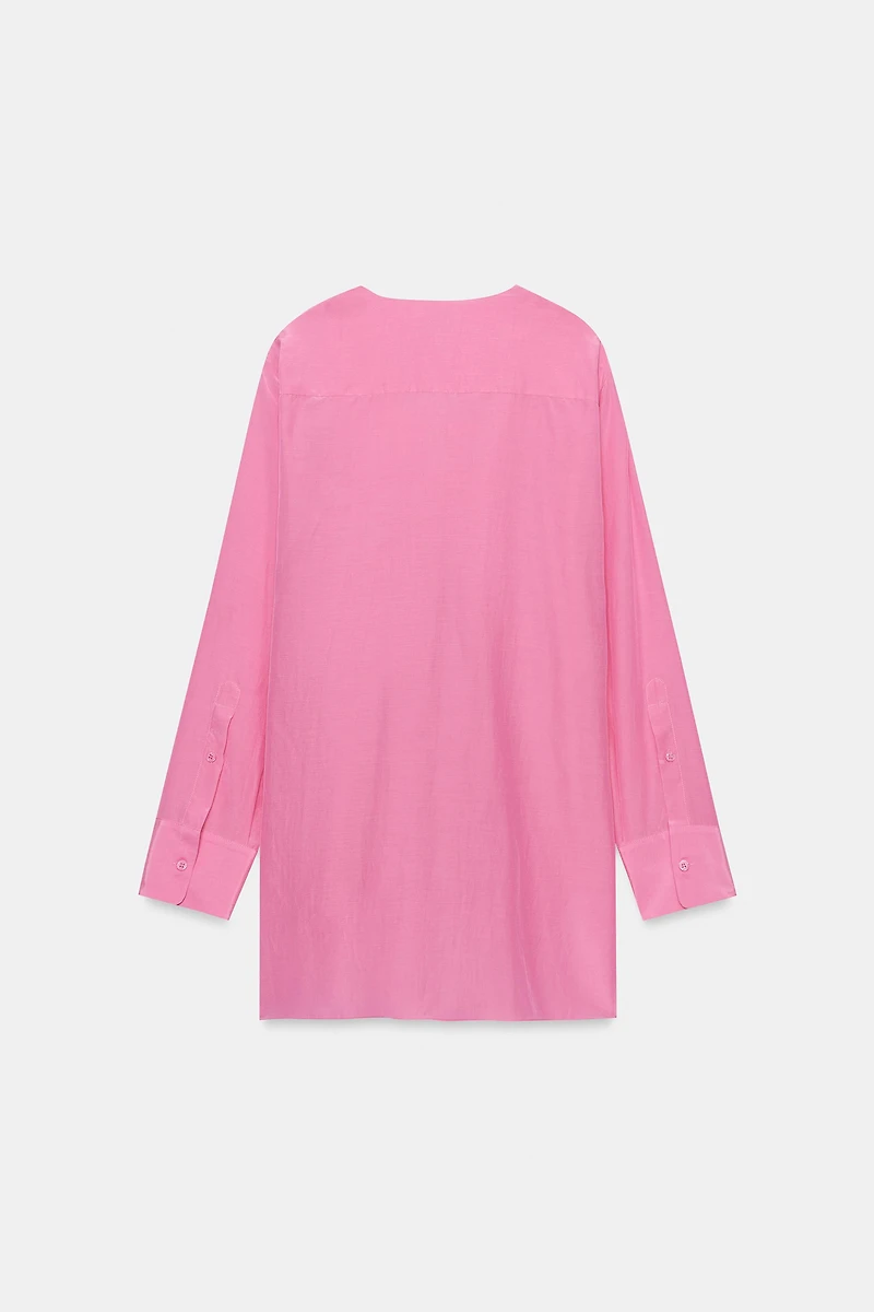 FLOWY BLOUSE WITH TIES ZW COLLECTION