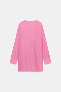 FLOWY BLOUSE WITH TIES ZW COLLECTION