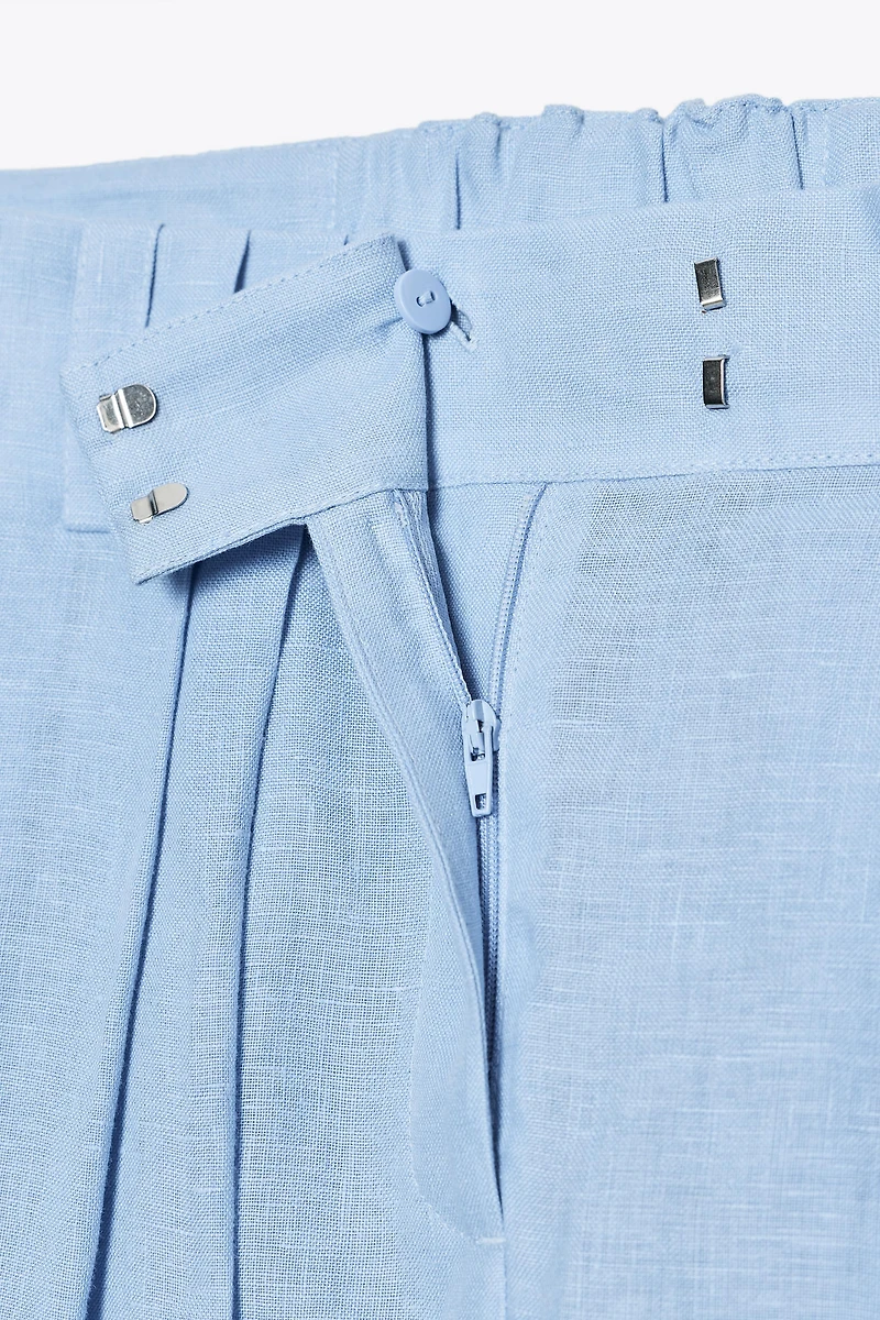 100% LINEN SHORTS ZW COLLECTION