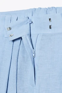 100% LINEN SHORTS ZW COLLECTION