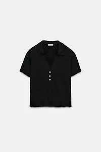 CROPPED TEXTURED JACKET