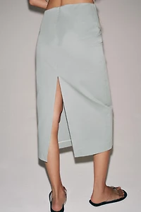 ZW COLLECTION VENTED MIDI SKIRT