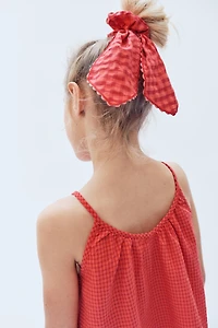 LIMITED EDITION GINGHAM BOW SCRUNCHIE