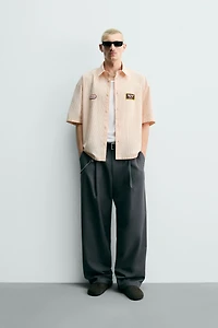 CHEMISE BOXY FIT À RAYURES