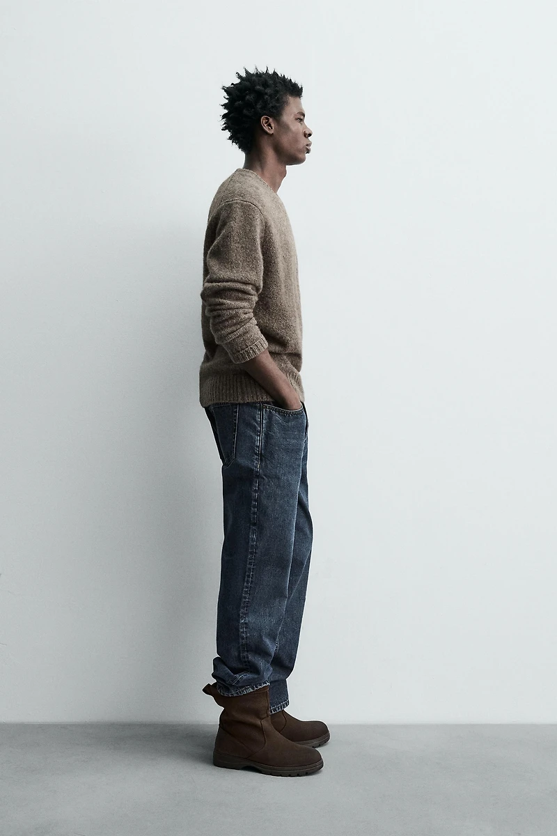 PULL EN MAILLE AVEC FIBRE DE YAK