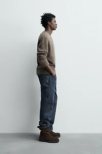 PULL EN MAILLE AVEC FIBRE DE YAK