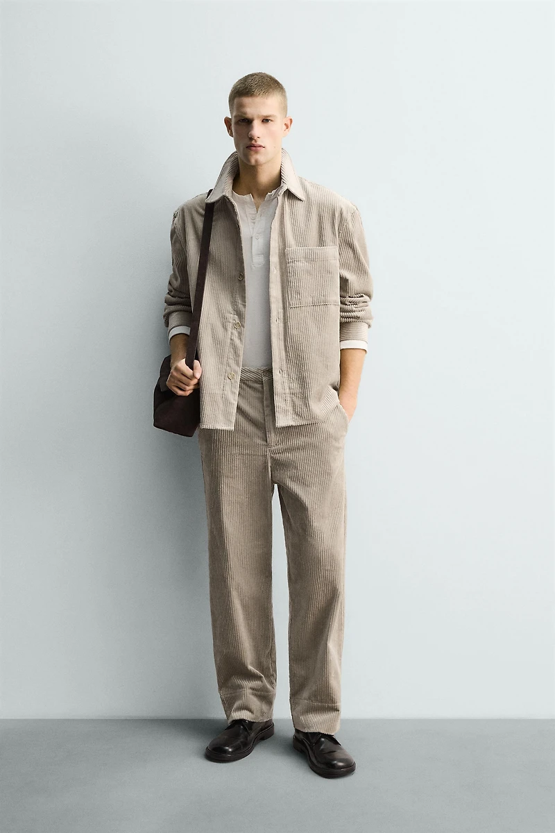 RELAXED FIT CORDUROY OVERSHIRT