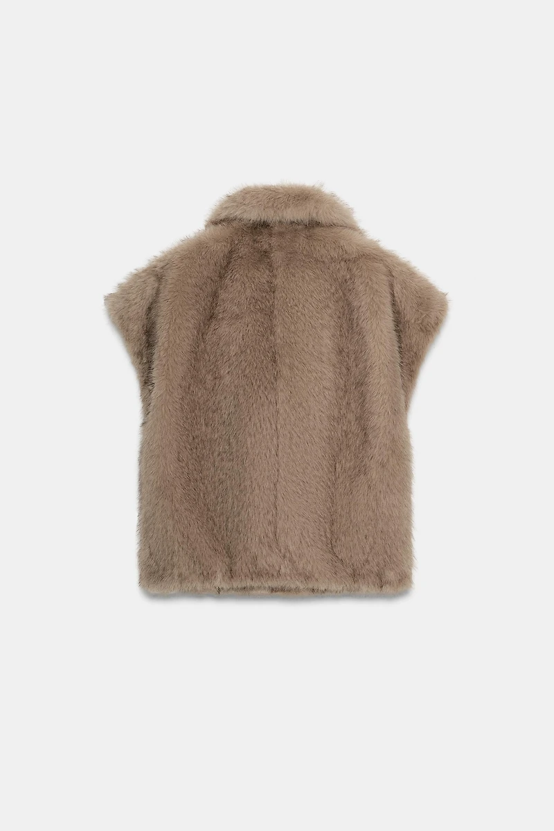 ZW COLLECTION LIMITED EDITION FAUX FUR VEST