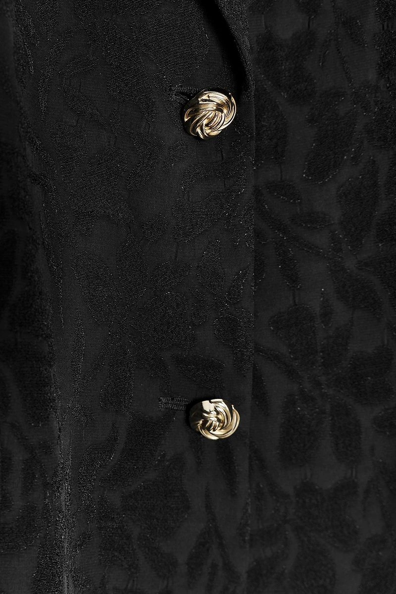 BLAZER JACQUARD ÉPAULETTES