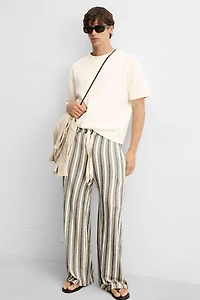 JACQUARD STRIPED PANTS