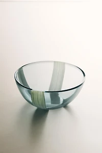 STRIPED GLASS BOWL