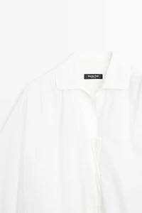 Chemisier 100 % coton fermeture